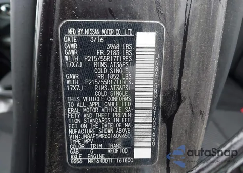 2016 Nissan Juke Nismo/S/Sl/Sv z USA, uszkodzony, nr VIN JN8AF5MR6GT609650